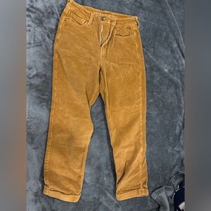 American Eagle brown/ mustard x-short / petite pants size 2